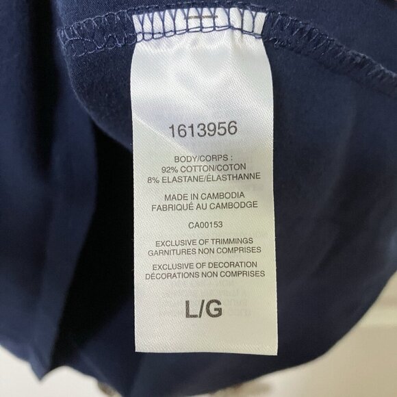 Champion T-shirt Dress Womens L Navy Blue Logo Athleisure Comfy - Picture 4 of 9